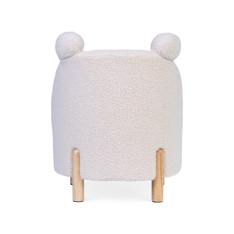 Sessel F&uuml;r Kinder - Teddy - Altweiss Naturell
