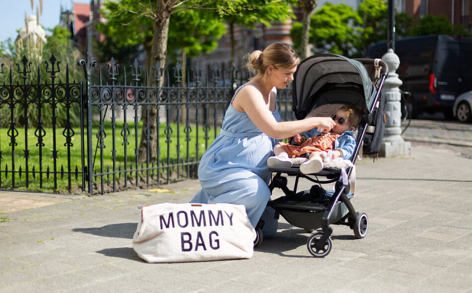 Mommy Bag &reg; Wickeltasche - Teddy Altweiss