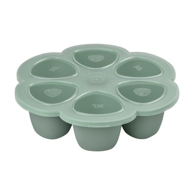 Siliconen multiporties silicone 6 x 150 ml sage green