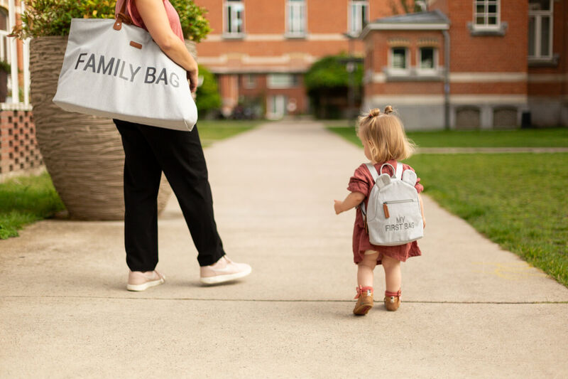 Nursery bag Family Bag Canvas grey