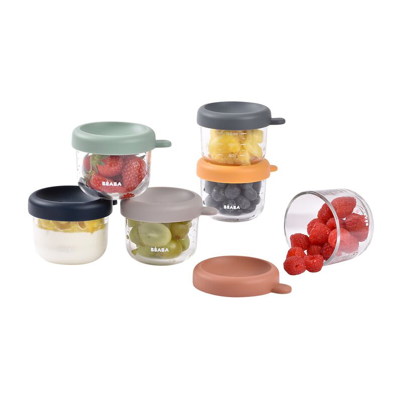 Set 6 portions verre 150 ml SUNRISE COLORMIX (Béaba) - Image 8