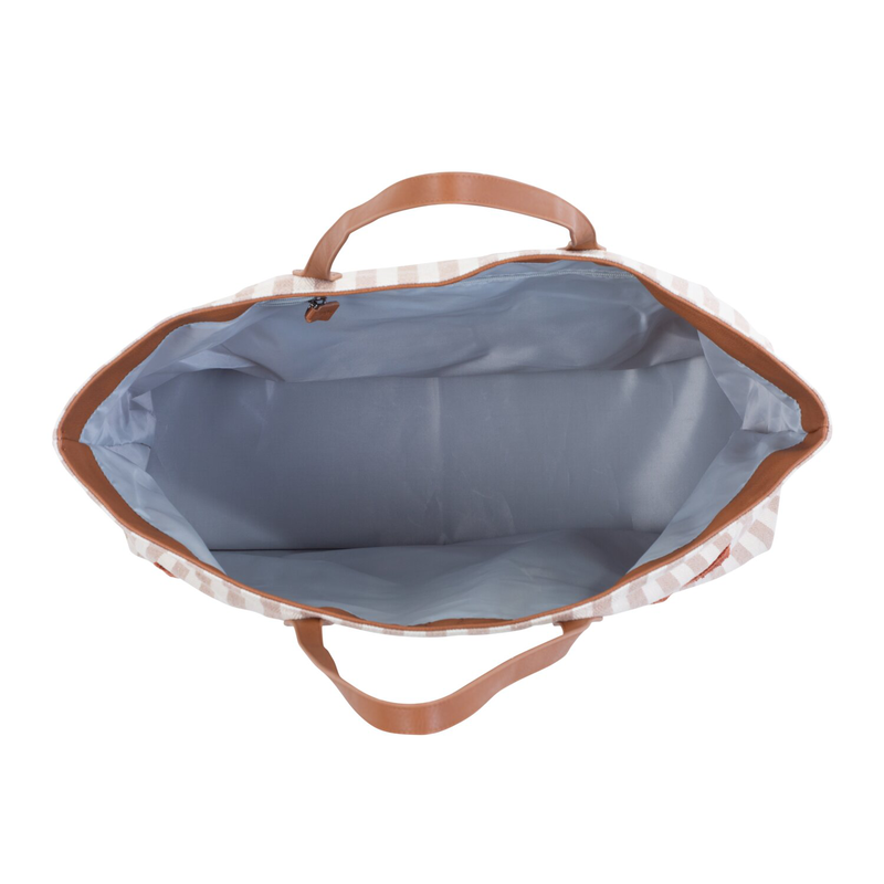 Family Bag - Righe Nude/Terracotta