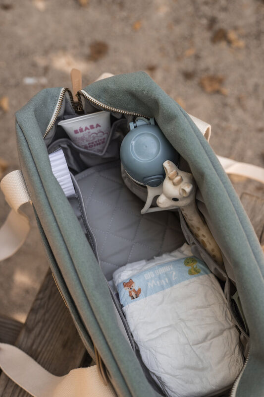 Changing bag Paris sage green