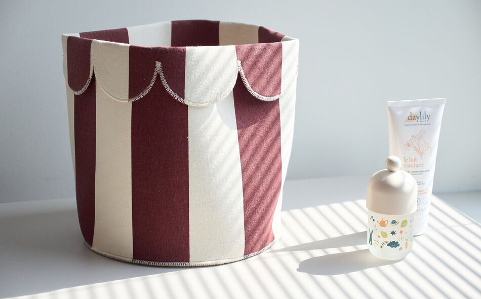 Panier - Biscuit Dreams - 20x25cm - Bordeaux