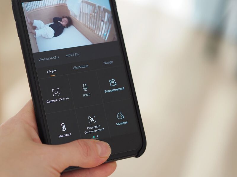 Zen Premium Baby Monitor with Camera white