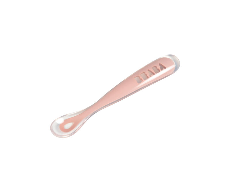 1st Stage Silicone Spoon old pink 1