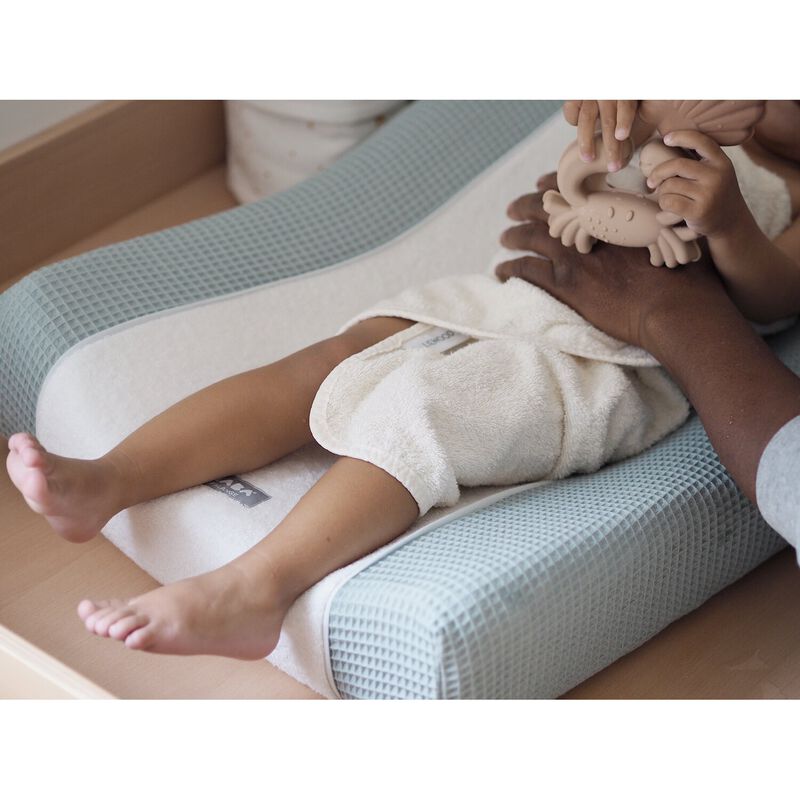 SOFALANGE Cover Cotton Fitted Sheet - Blue