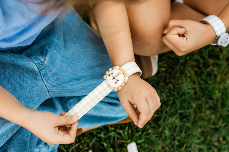 Zitronengras-Armband mit 2 Nachf&uuml;llungen - L&ouml;we