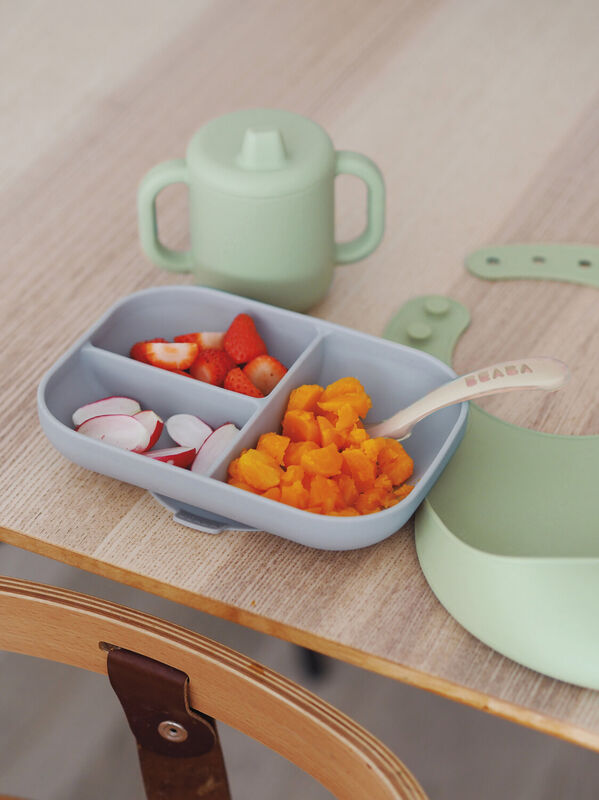 The essentials meal set grey / sage green