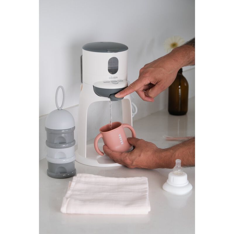 Stackable milk dispenser box grey 