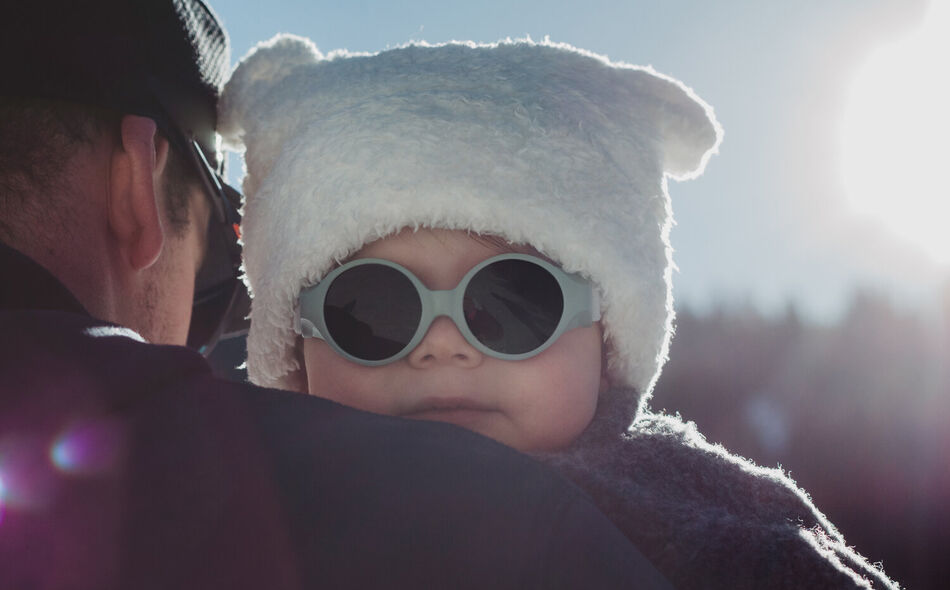 Newborn Strap Sunglasses 0-9m  - Sage Green