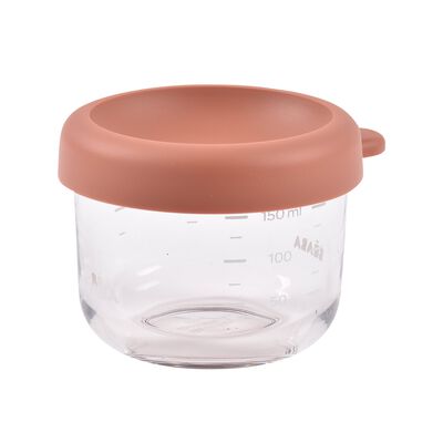 Glass Baby Food Jars 150ML - Terracotta 