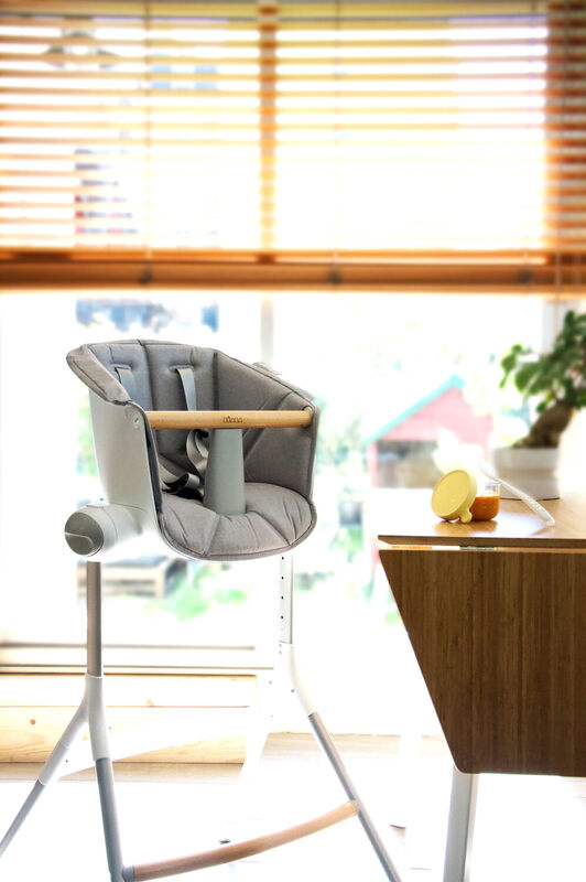Up & Down High Chair GREY WHITE