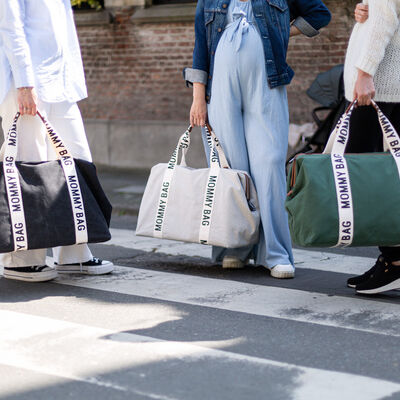 Mommy Bag &reg; Sac A Langer - Signature - Toile - Vert