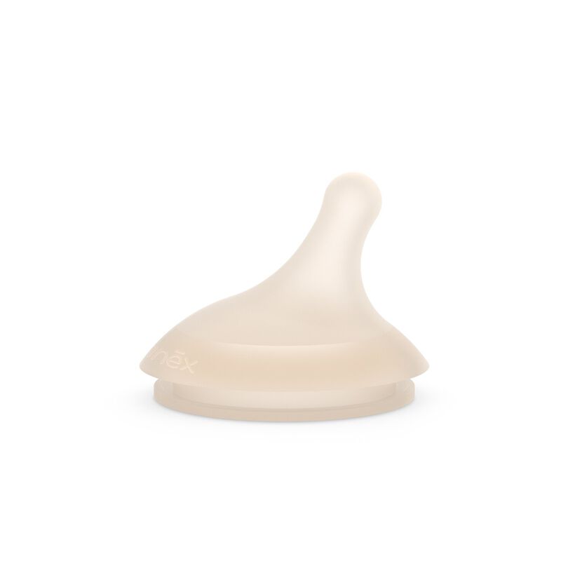 Lot de 2 tétines pour biberon anti-colique ZERO.ZERO - Débit Lent Sand