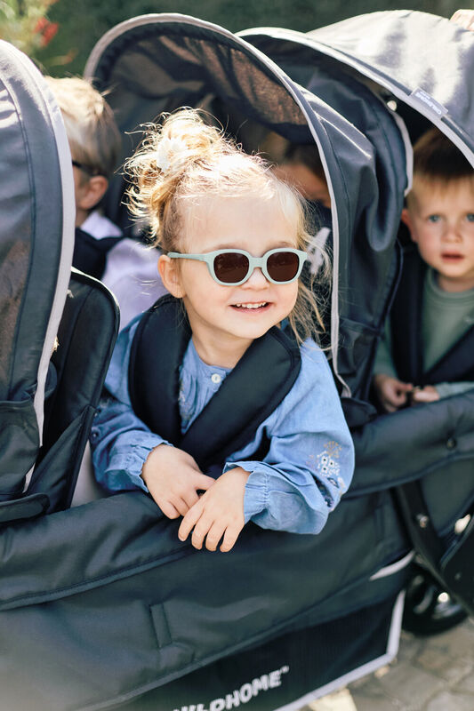  Gafas para 9-24 meses SQUARE LUCKY verde salvia 