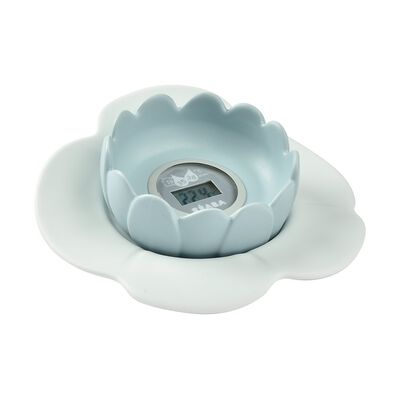 Thermom&egrave;tre de bain Lotus Bleu vert