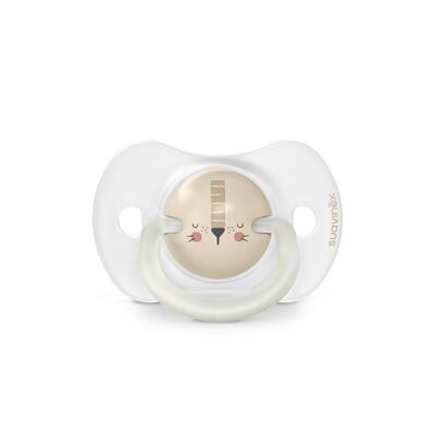 Set van 2 SX Pro 6/18M Night and Day glow-in-the-dark fopspenen Lion