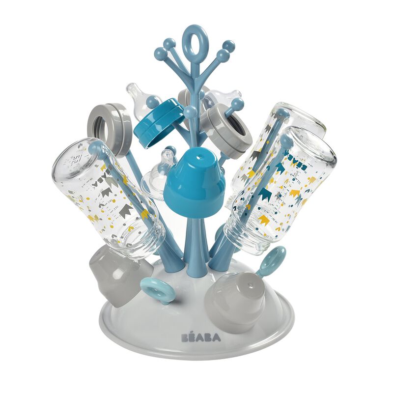 Tree Bottle Drying Rack blue