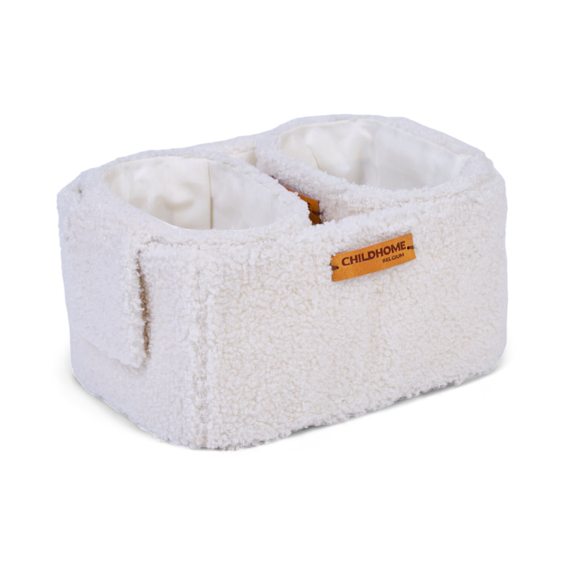 Lot de 3 paniers de rangement - Teddy Off White (Childhome) - Image 3