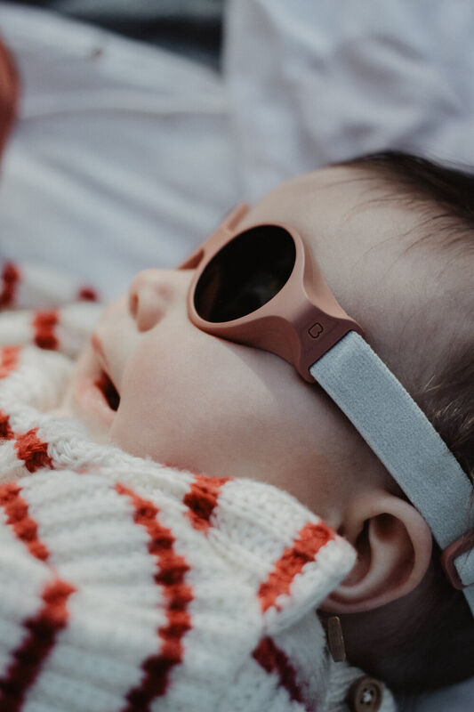 Newborn Strap Sunglasses 0-9m - Terracota