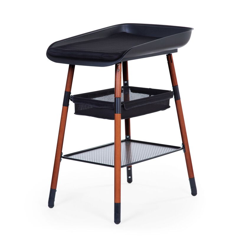Evolux Table &agrave; Langer - Noyer / Noir