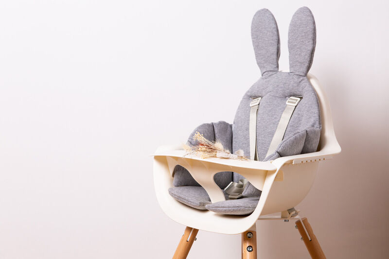 Cushion Rabbit jersey grey 
