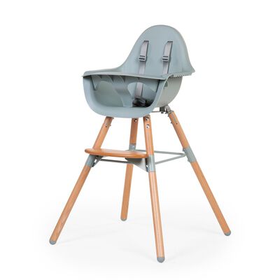 Evolu High Chair - Adjustable In Height (50-75 Cm/*90 Cm) - Natural Mint