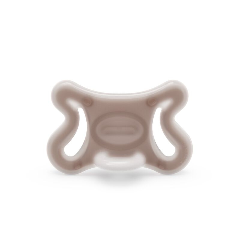 Sucette sym&eacute;trique ZERO.ZERO 0/6m Caramel