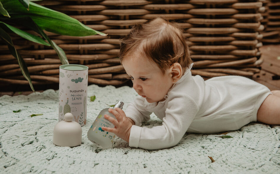 Baby Cologne Sense geschenkset met pluchen speeltje