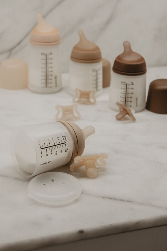 ZERO.ZERO anti-koliek zuigfles 180 ml - Langzaam stromend Sand