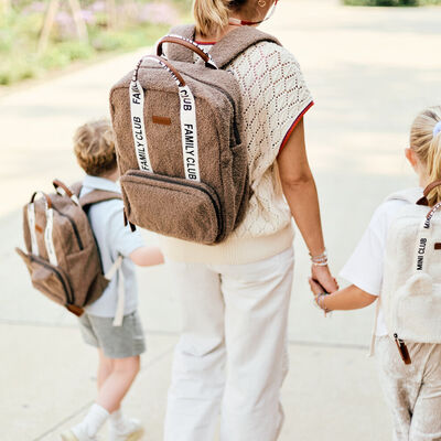 Nursery backpack Family Club - Signature - Teddy Soft Brown Nursery backpack Family Club - Signature - Teddy Soft Brown