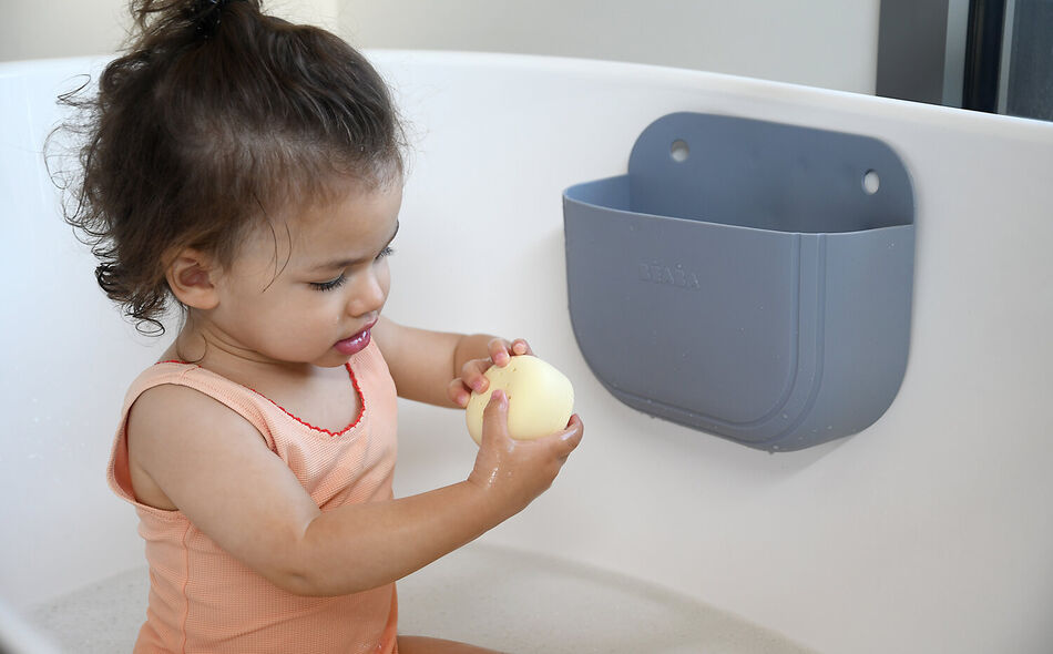 Set da bagno cestino e giochi da bagno in silicone