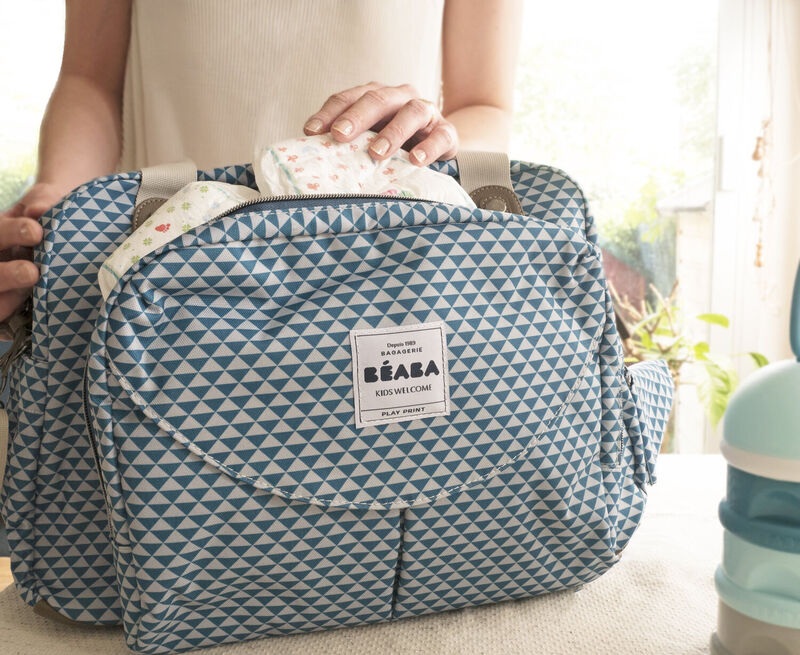 Sac &agrave; langer Gen&egrave;ve - Play print Bleu