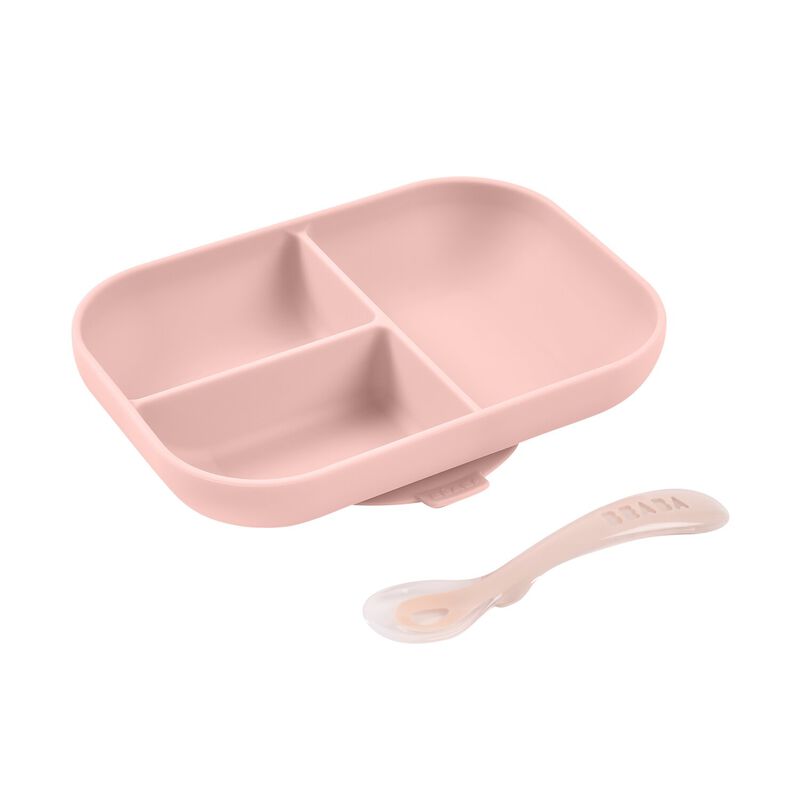 Silikon-Mahlzeitset mit Saugnapf Cotton Candy