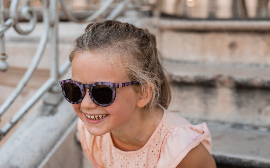Lunettes 4-6 ans sunshine Ecaille rose