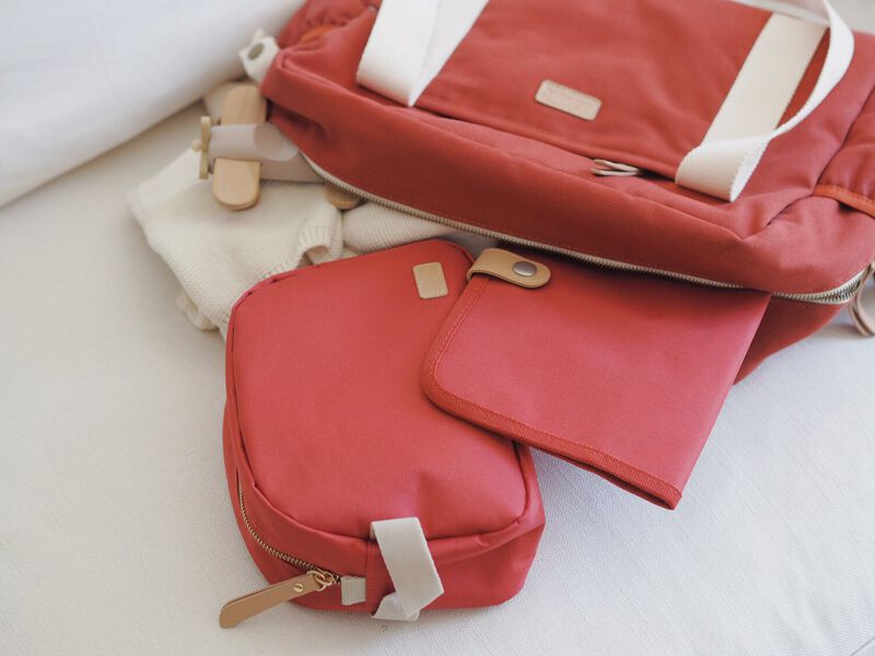 Bolso cambiador Gen&egrave;ve - terracotta