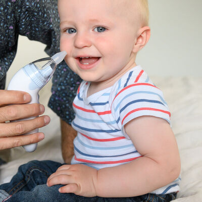 Mouche b&eacute;b&eacute; &eacute;lectrique Tomydoo Blanc