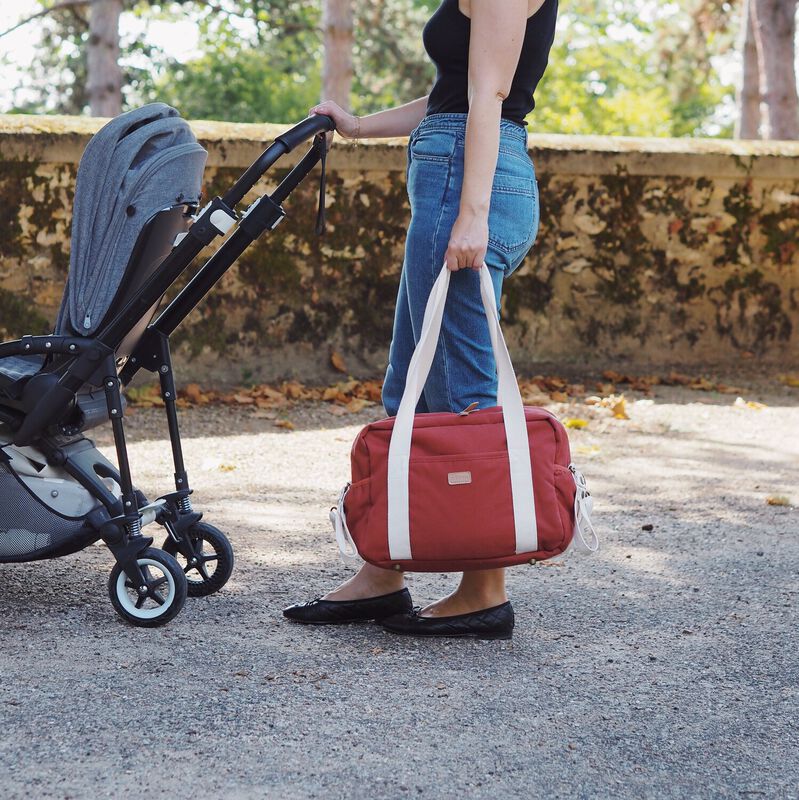 Changing bag Paris brick