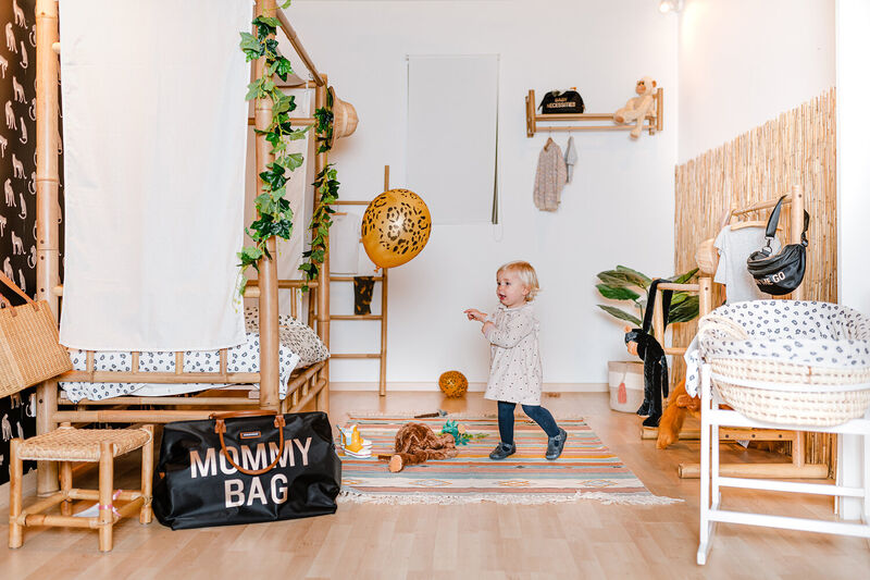 Childhome Mommy Bag - Black/Gold