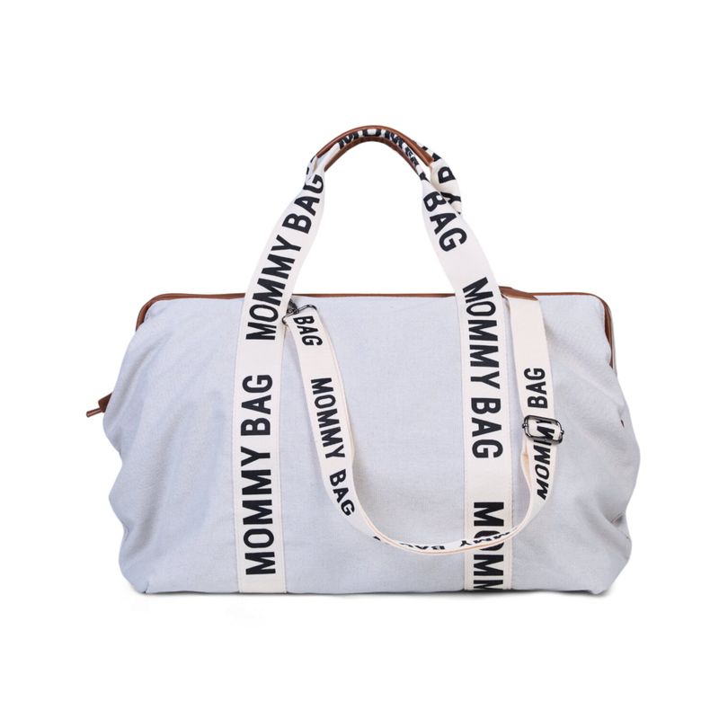 Mommy Bag ® Sac A Langer – Signature - Toile - Ecru (Childhome) - Image 5
