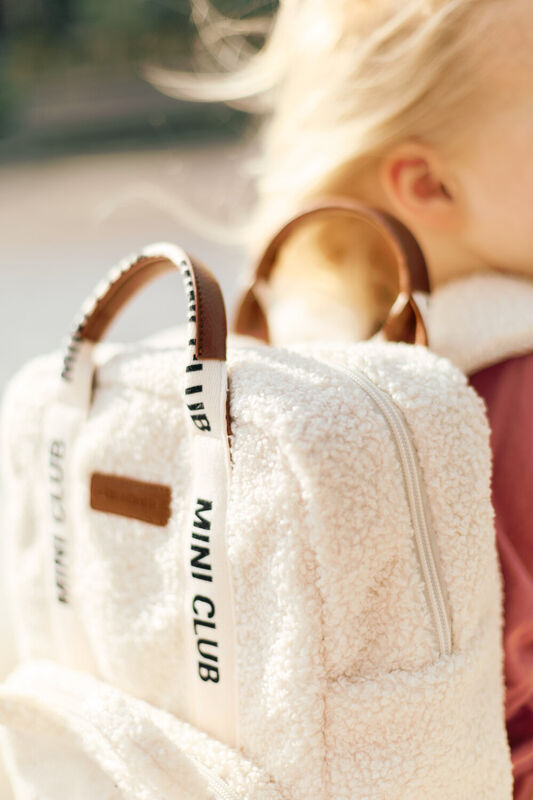 Mini Club Kids Backpack - Signature - Teddy Off White