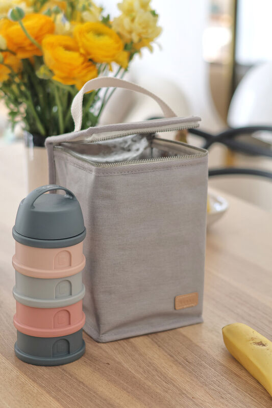 Isolierte Lunchtasche pearl grey