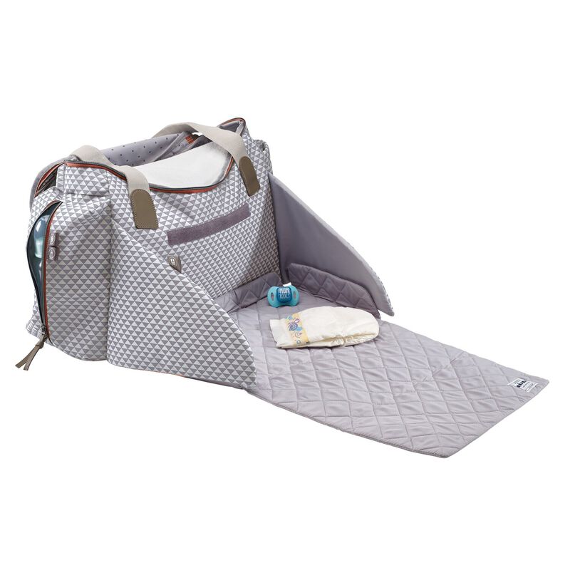 Sydney II Diaper Bag Playprint grey