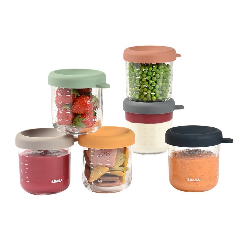 Coffret 6 portions verre 250ml Sunrise (Béaba) - Image 13