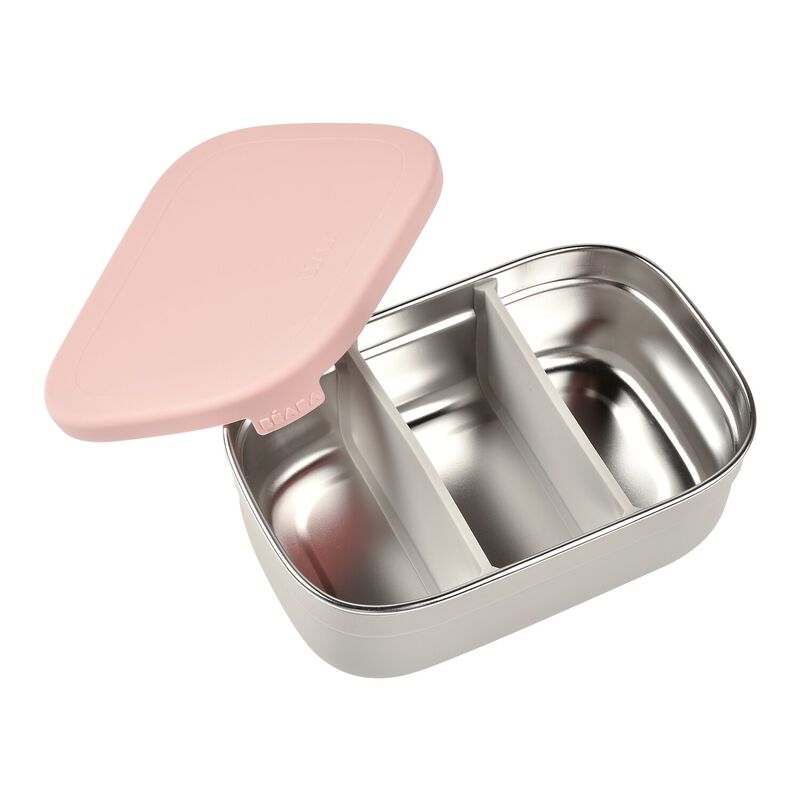 Fiambrera inox powder pink