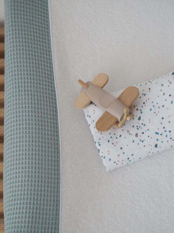 SOFALANGE Cover Cotton Fitted Sheet - Blue