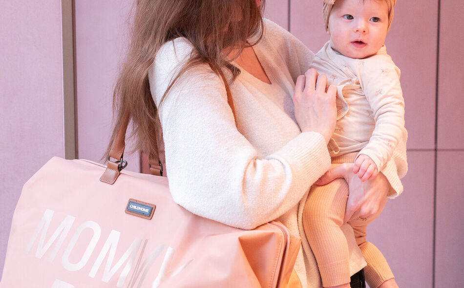 Childhome Mommy Bag - Pink/Copper