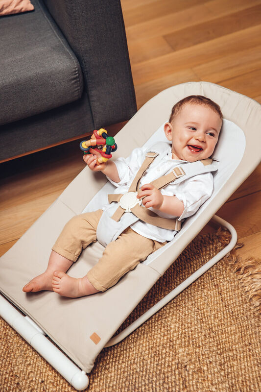 Eazy Relax baby bouncer greige