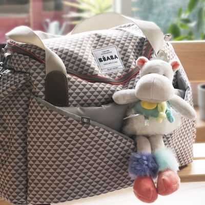 Nursery bag Sydney II Playprint grey